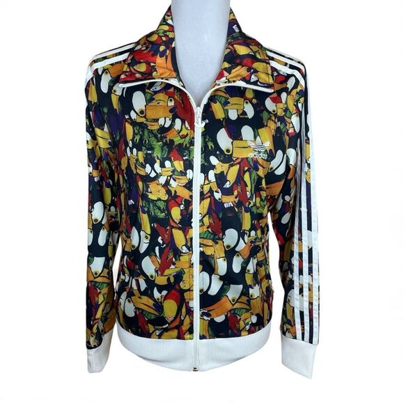 Adidas x Farm Rio Firebird Tucanario Track Jacket Size Medium - Picture 1 of 12